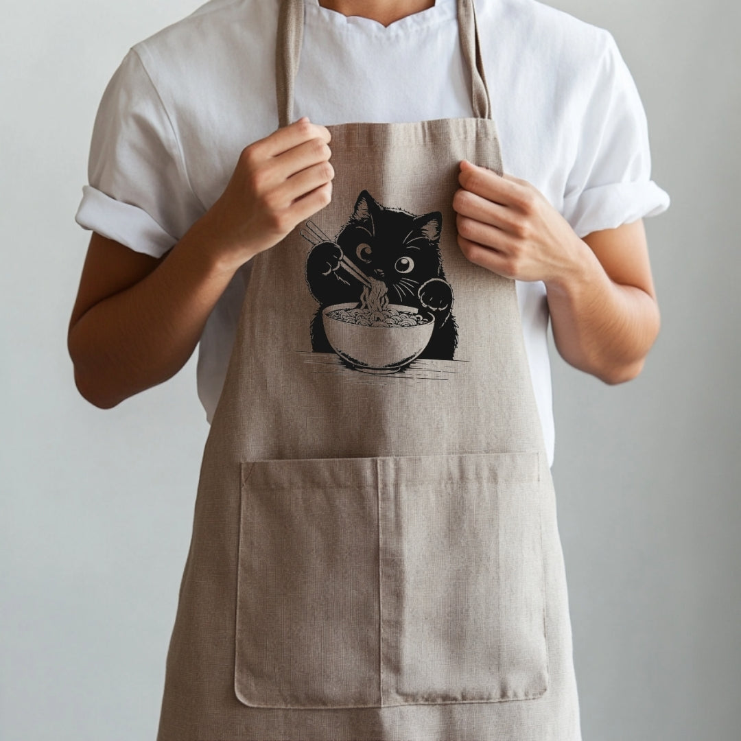 Delantal Vibrante Gatos – Cociná con flow felino