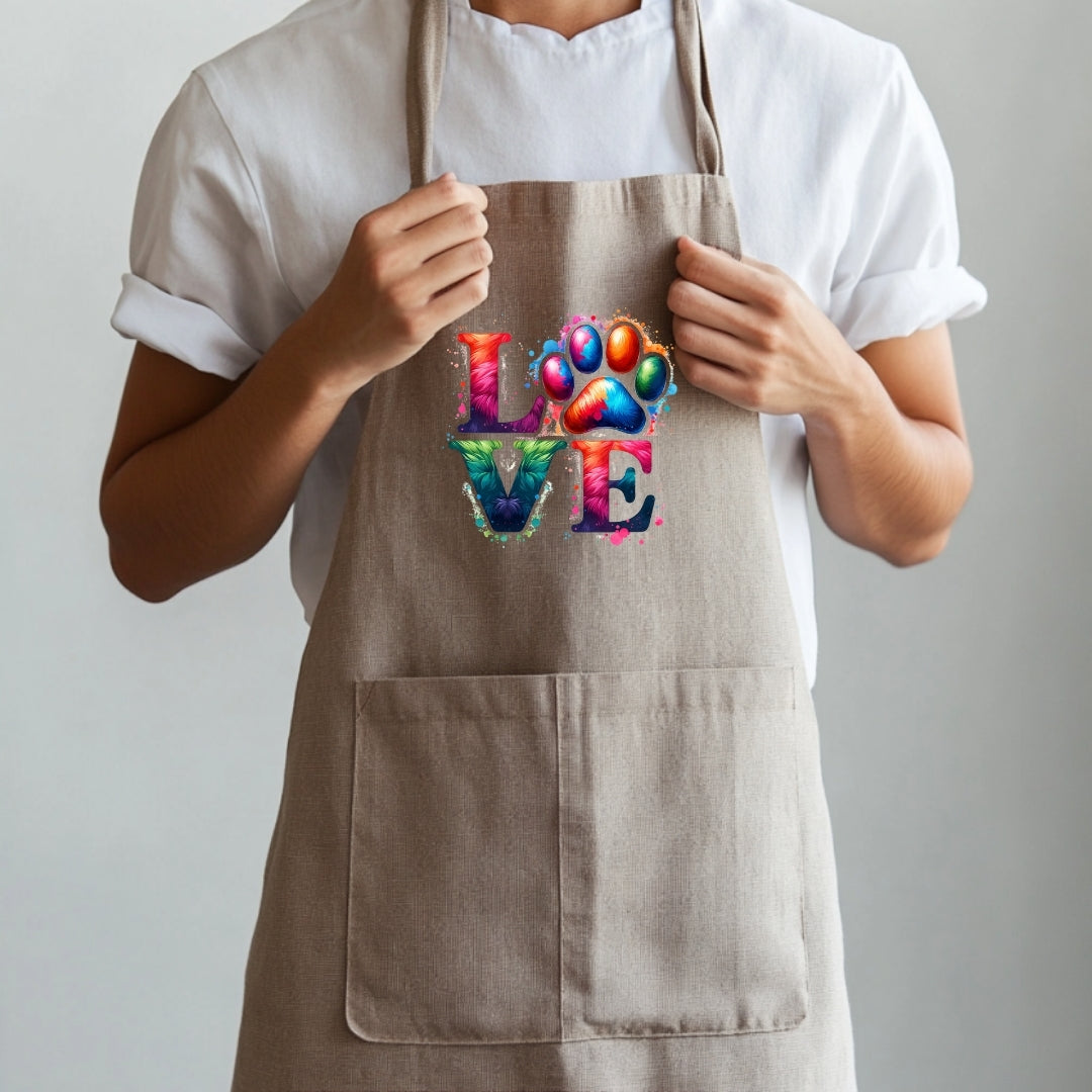 Delantal Vibrante Perros – Cociná con amor perruno