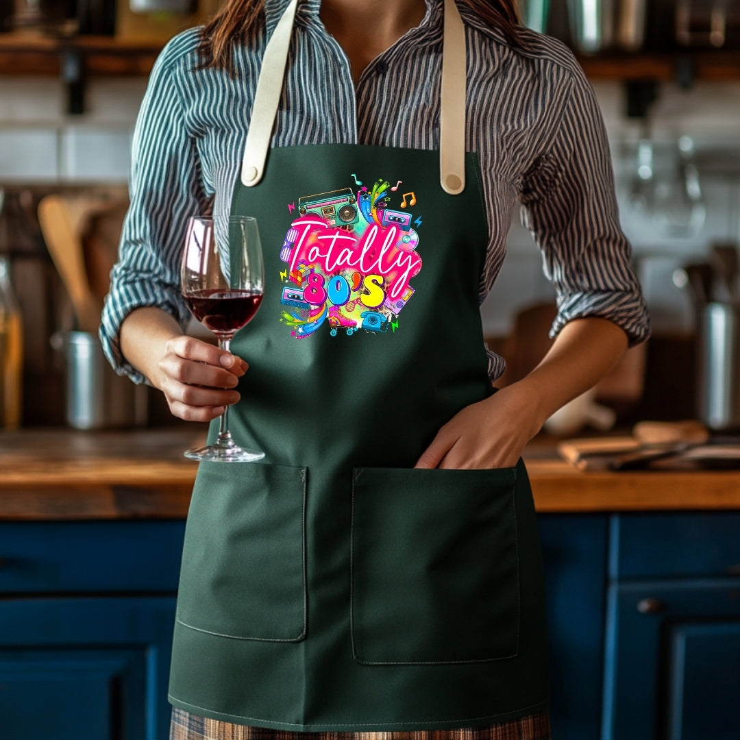 Delantal Años 80 – ¡Cocina con toda la onda retro!