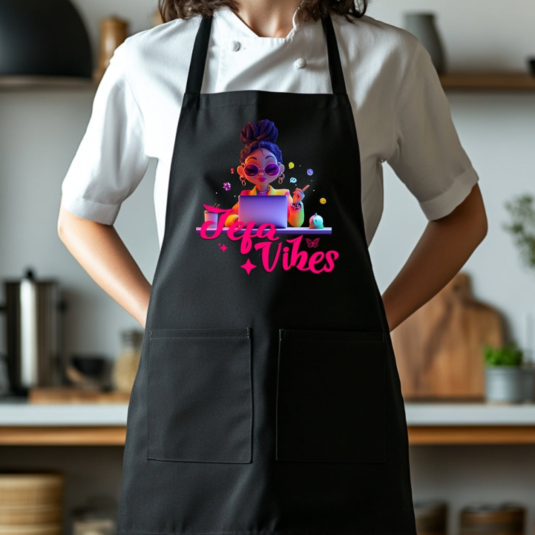 Delantal Vibrante Frases Cómicas – Porque la risa también se cocina